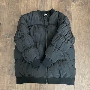 H&M Black Quilted Puffer Jacket